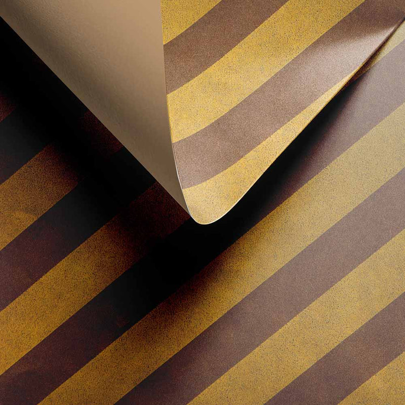 Inpakpapier Golden Shadow Stripe 30cm x 200mtr