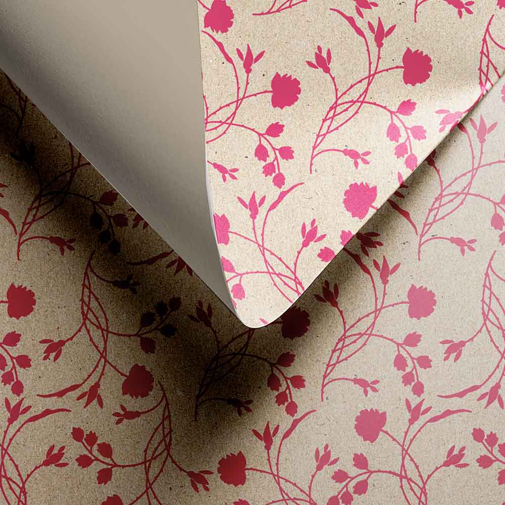 Inpakpapier Erba Fuchsia 30cm x 200mtr