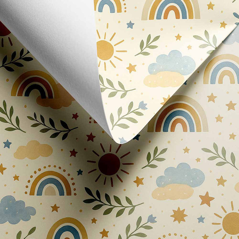 Inpakpapier Boho Sky 30cm x 200mtr