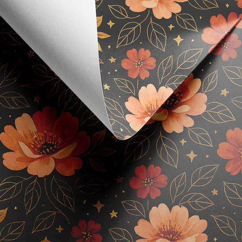 Inpakpapier Golden Garden 30cm x 200mtr