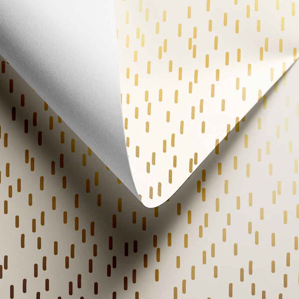 Inpakpapier Golden Drizzle 50cm x 200mtr