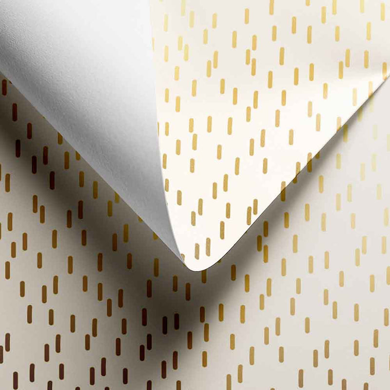 Inpakpapier Golden Drizzle 50cm x 200mtr