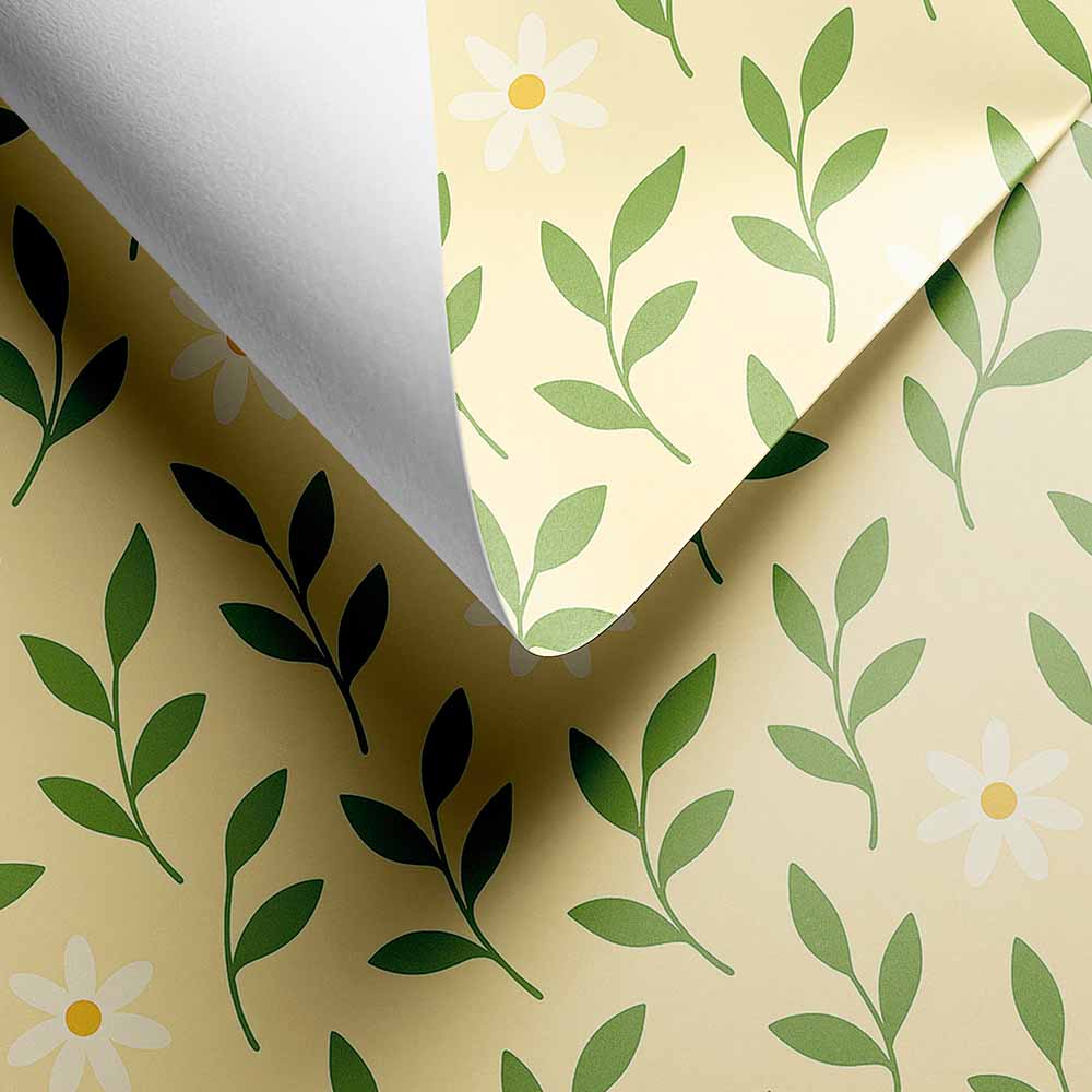 Inpakpapier Daisy Calm 50cm x 200mtr
