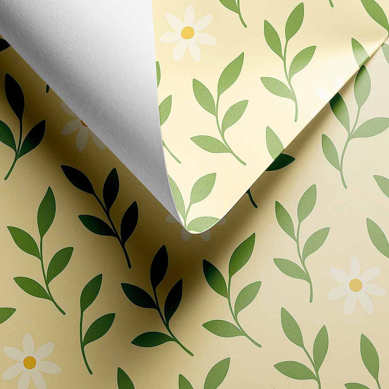Inpakpapier Daisy Calm 50cm x 200mtr