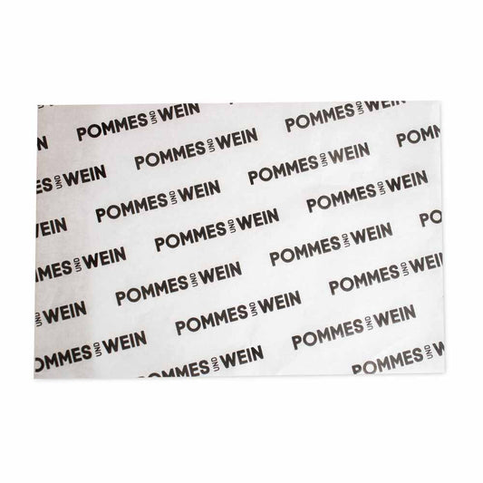 Vetvrij papier bedrukken 20x25cm 1 kleur