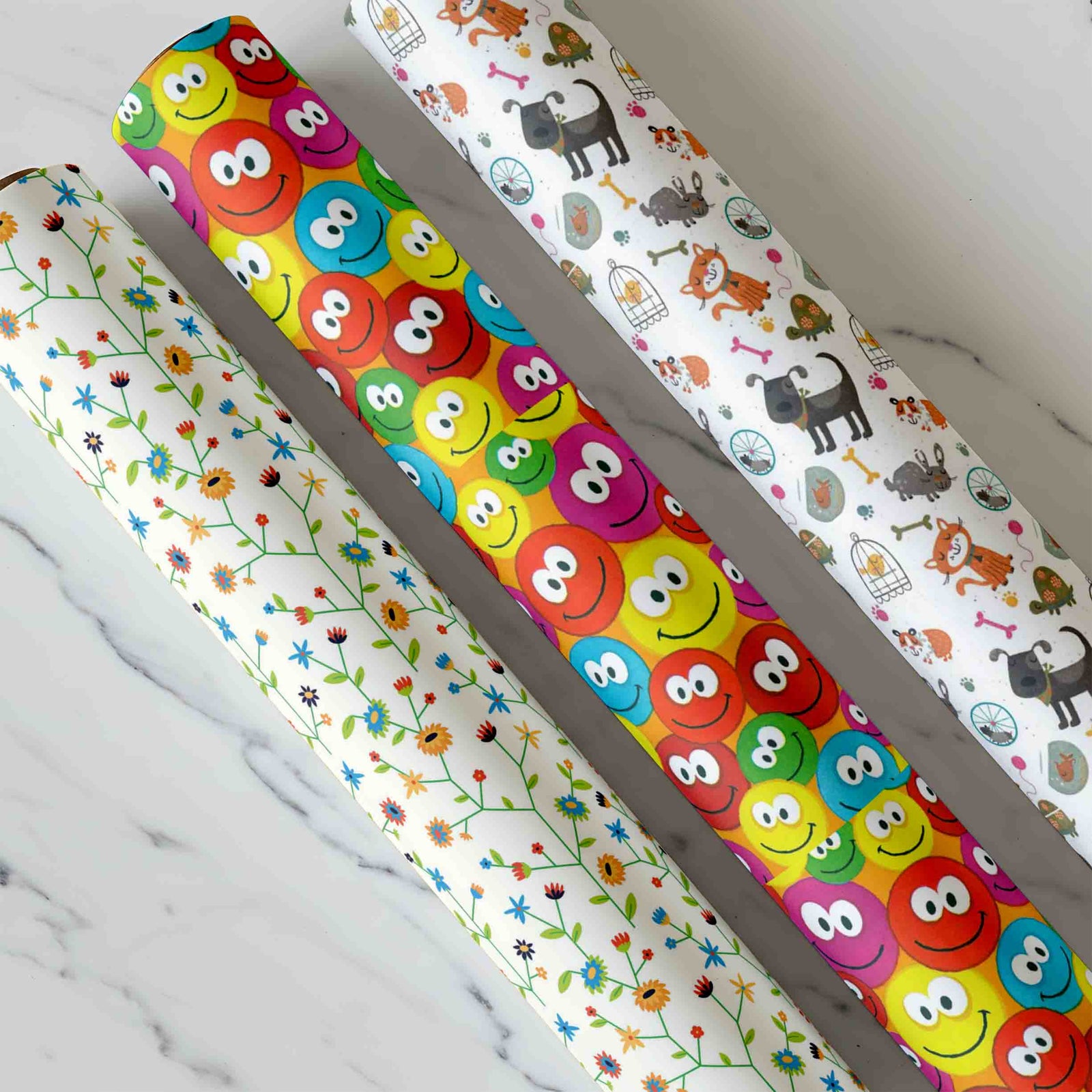 Inpakpapier Smileys 50cm x 200mtr