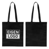 Tas bedrukken Zwart Non Woven 38x44 + 2x4cm - Spoed