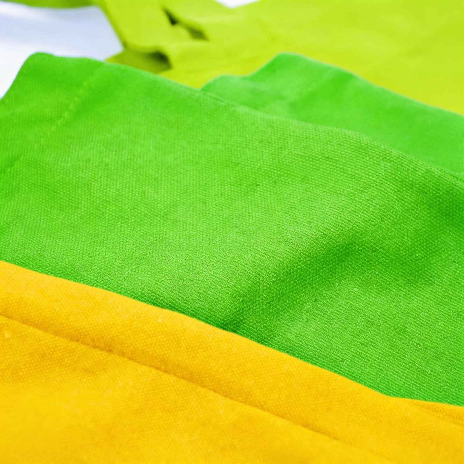 25x katoenen tas Lime Groen 38x42cm