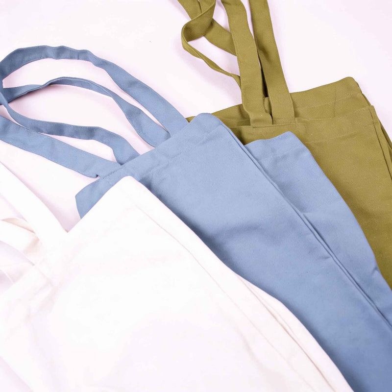 10x canvas shopper Groen