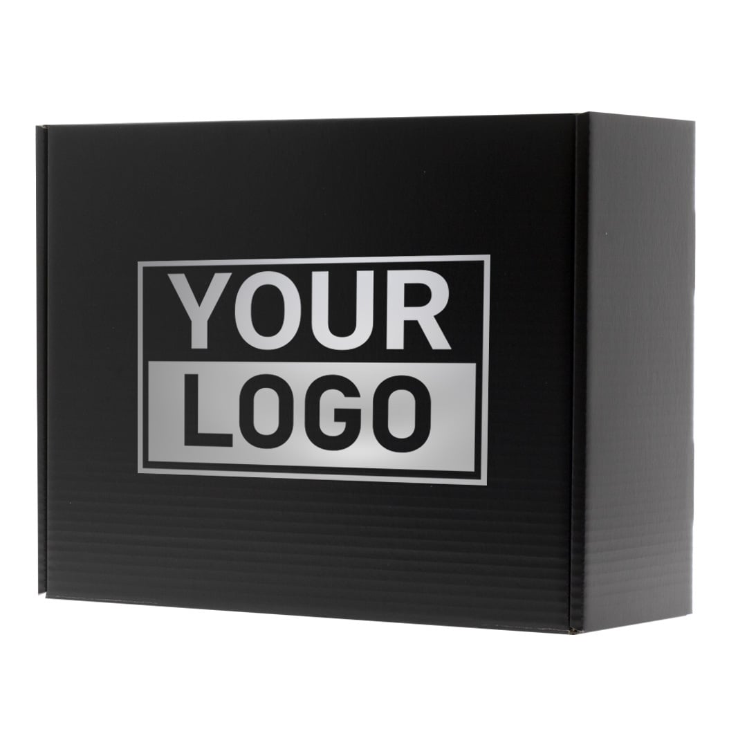 Postdozen bedrukken Zwart 380x300x140mm