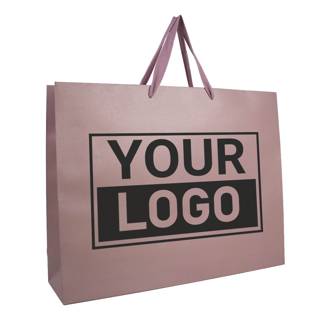 Cadeautasje bedrukken Dusty Rose Extra Groot
