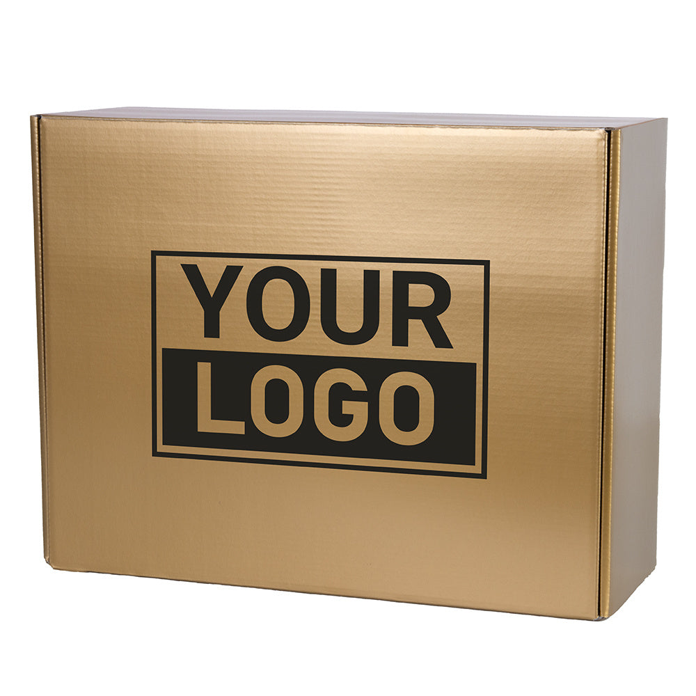 Postdozen bedrukken Goud 380x300x140mm